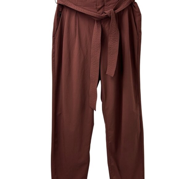 Athleta Pants Womens 6 Skyline II Belted Stretch Performance Chino Athleisure - Picture 12 of 16